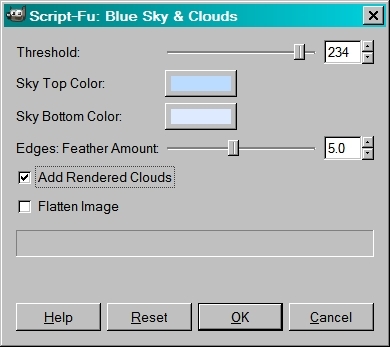 Blue Sky Clouds Input